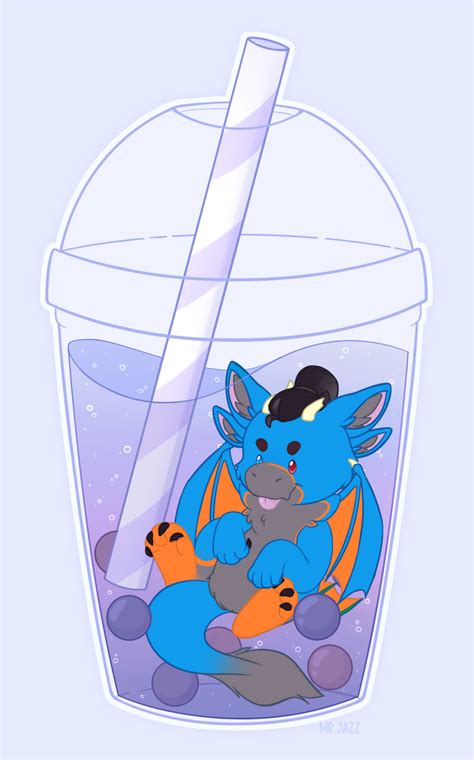 Completed Boba tea ych by MrJazzArt on DeviantArt