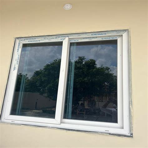 Rectangular Silver Upvc Windows Frame Grade Of Material A Grade At Rs