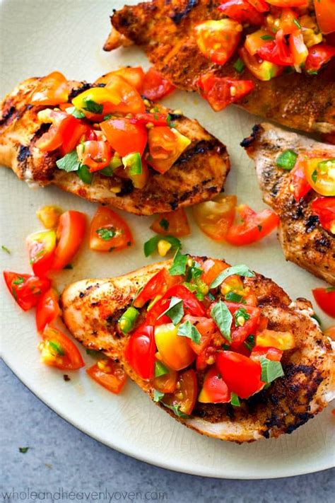 Cumin-Rubbed Grilled Chicken with Tomato Salsa