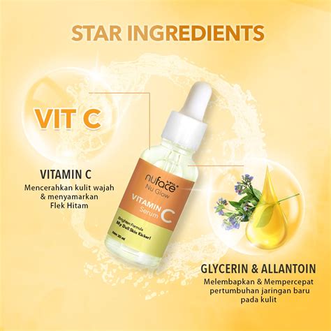 Jual Nuface Nu Glow Vitamin C Serum Ml Shopee Indonesia