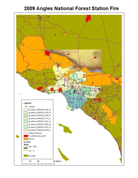 MapTime : Final Lab: LA Station Fire 2009