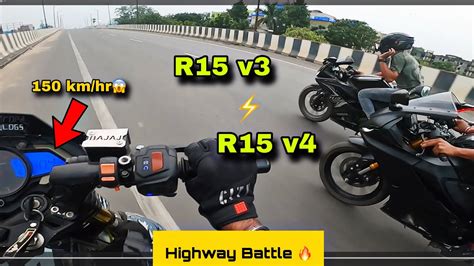 Unlocking The Power Yamaha S R15v4 Vs R15v3 Drag Race Revealed YouTube