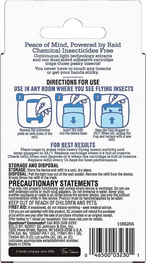 Raid Essentials Flying Insect Light Trap Refills Review The Fly