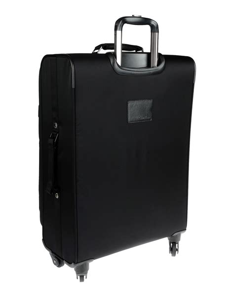 Lyst - Calvin klein Wheeled Luggage in Black for Men