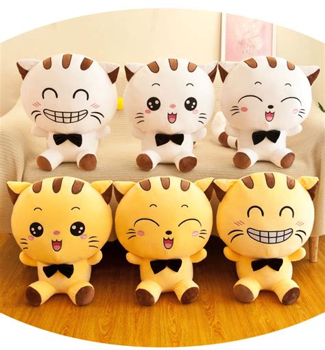 Get Your Hugs from Our Giant Cat Plush | The 'Big Face Soft Touch' – Meowgicians™