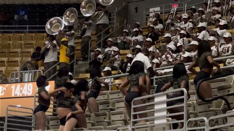 Asu Sensational Stingettes Vs Southern University Zoe Leads Youtube