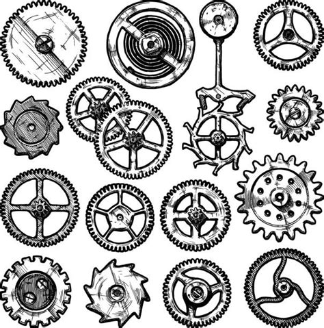 Watch Cogs Drawings Stock Photos Pictures And Royalty Free Images Istock