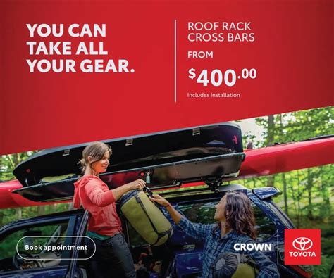 Roof Rack Cross Bars - Crown Toyota