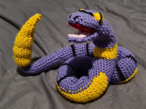 Pokemon Inspired Ekans Amigurumi Crochet Pattern Etsy