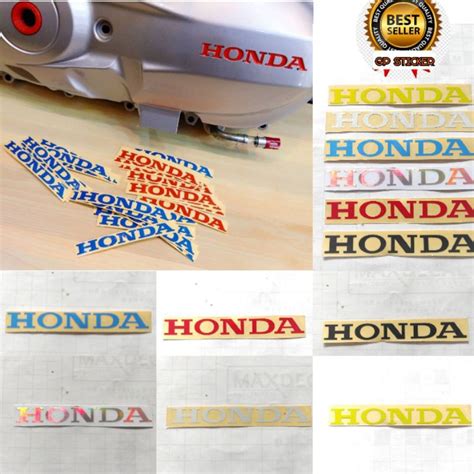 Jual Stiker Tulisan Honda Stiker Cutting Motor Shopee Indonesia