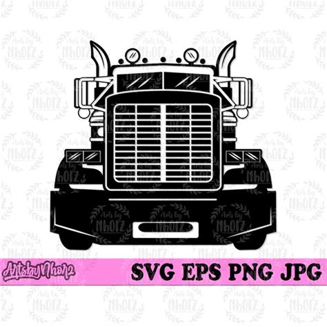 Semi Truck Front Grills Svg Semi Truck Svg Semi Truck Etsy Australia