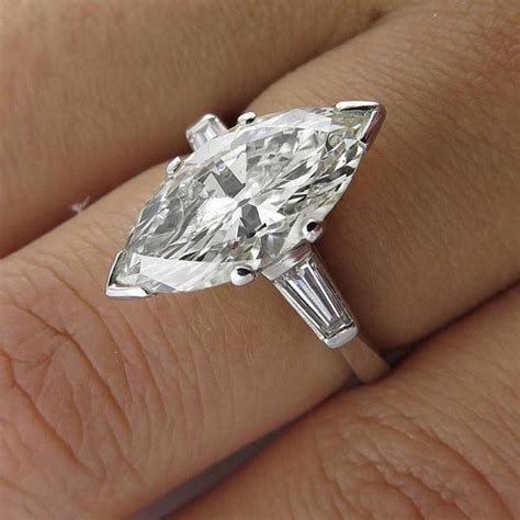 Marquise Diamond Rings Carat Marquise Diamond Ring Hand Carved Design