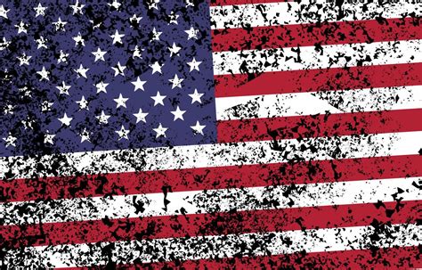 Distressed American Flag Background 6174551 Vector Art at Vecteezy