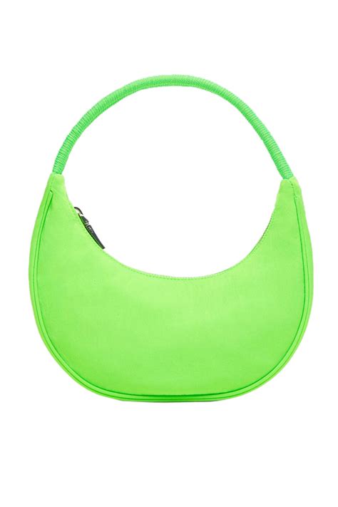 Mango женская сумка-багет mario со скидкой 42%, салатовый цвет, размер ...