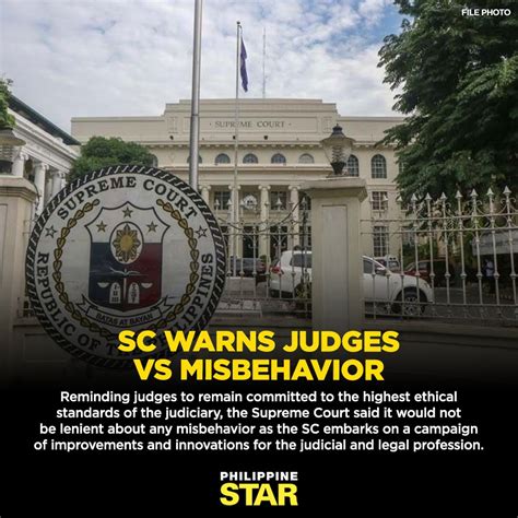 The Philippine Star On Twitter Speaking To Judges During The