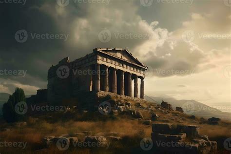 Valley Of The Temples Ancient Greek Temple Neural Network