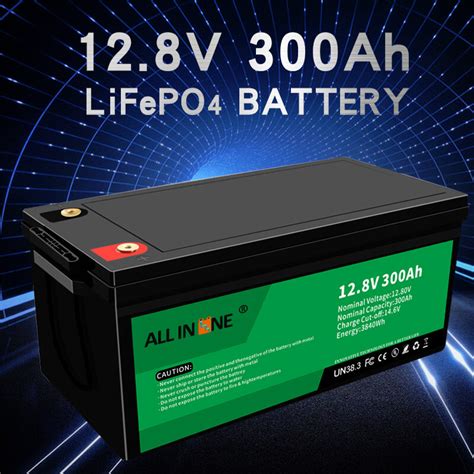 Náhrada lithium iontové baterie LFP 12 8 V 300 Ah za Solar RV Marine