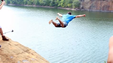 Cliff Jumping In Connecticut Youtube