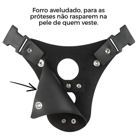 Cinta Peniana Dois Furos Dupla Penetração Ânus e Vagina