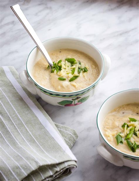 Creamy Keto Cauliflower Soup Keto Cooking Wins