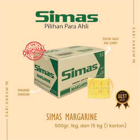 Jual Simas Margarine Serbaguna Repack Kg Shopee Indonesia