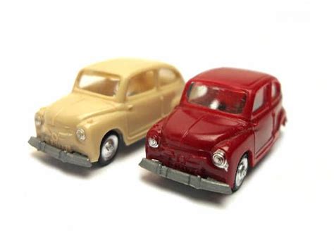 1960s Vintage Pair Of Eko 2036 Fiat Seat 600 Toy Collectible Diecast Models Diecast Cars 1960s