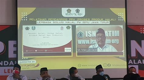 Isnu Jatim Latih Ratusan Pendamping Proses Produk Halal Di Gresik Nugres