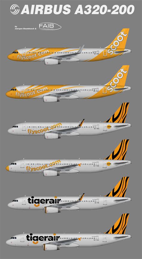 Scoot Airbus A320 200 Juergen S Paint Hangar Airbus Commercial