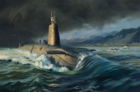 Vanguard class Submarine on the surface. : r/submarines