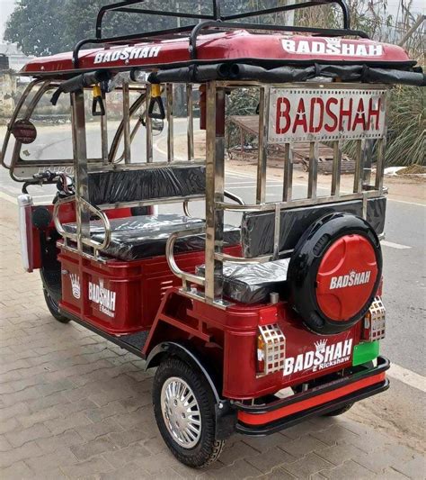 Badshah Ss Red E Rickshaw Vehicle Capacity 41driver At Rs 140000