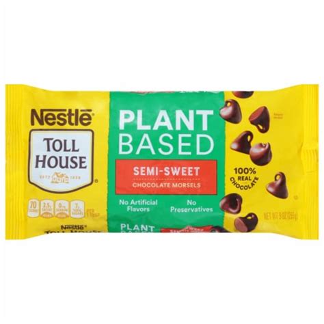 Nestle Toll House Plant Based Semi Sweet Chocolate Chips 9 Oz Kroger