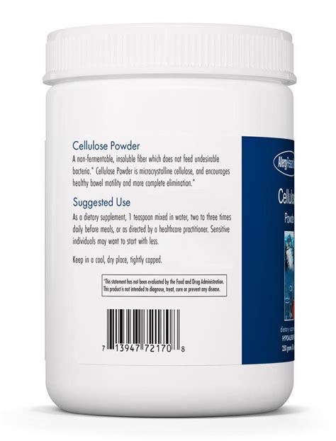 Cellulose Powder | Allergy Research Group