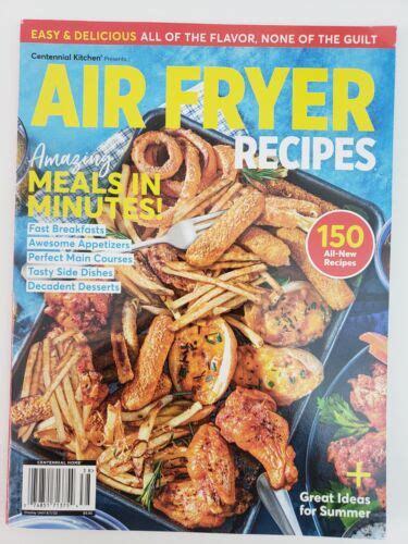 Air Fryer Recipes August 2022 Magazine Centennial Kitchen Fast