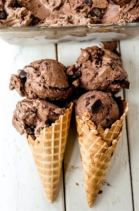 No Churn Chocolate Chunk Ice Cream Modern Honey