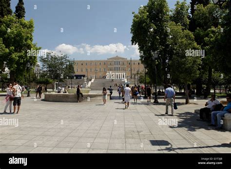 The Old Royal Palace Greek Παλαιά Ανάκτορα Athens Greece From