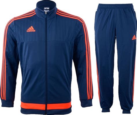 Adidas Tiro 15 Trainingspak Heren Maat XXL Grijsblauw Oranje