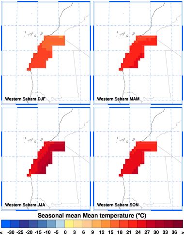 Sahara Desert Climate Map