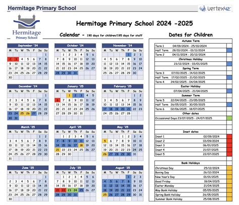 Hermitage Primary School - Term Dates