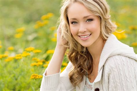 Senior Session In A Field Of Yellow