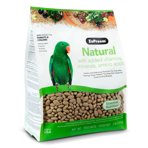 Amazon Zupreem Natural Bird Pellets Daily Bird Food For Parrot