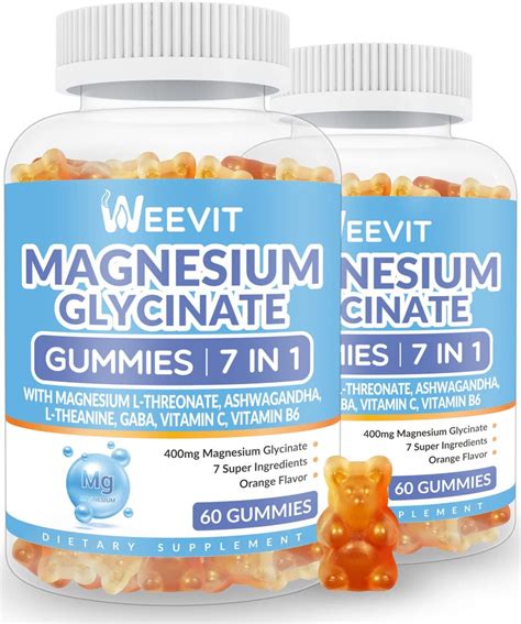 Amazon Magnesium Glycinate Gummies Mg With Magnesium L