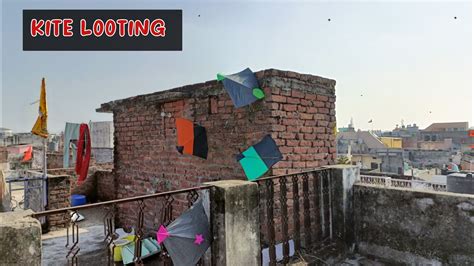 Caught 5 Kites On Rooftop Part 2 Kite Looting Kite Catching YouTube