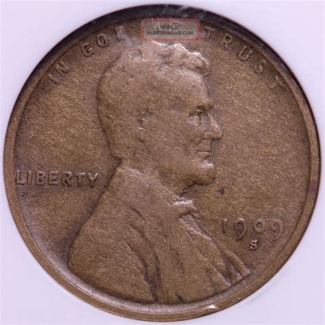 S Lincoln Wheat Cent Penny Ngc G Bn Amt