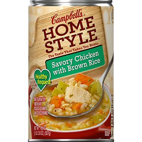 Campbell S Homestyle Healthy Request Soup Savory Chicken Soup With