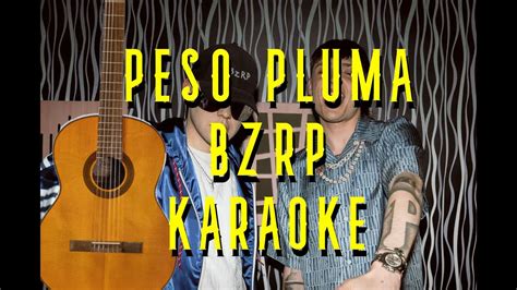 KARAOKE Peso Pluma - BZRP Music Sessions #55