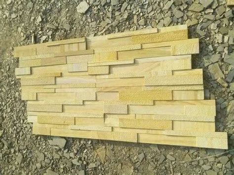 Yellow Stone Wall Cladding For Wall Thickness Mm At Best Price In