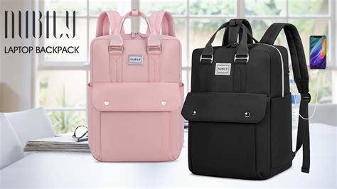 NUBILY Laptop Backpack For Women Travel Backpack 15 6 Inch Laptop Bag