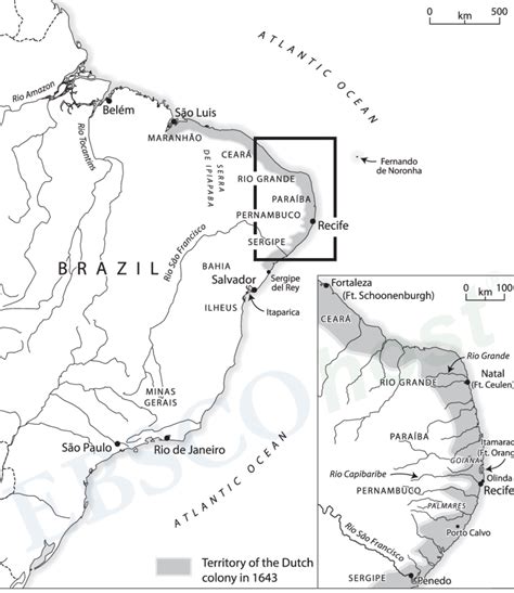 1 Dutch Brazil C 1643 Source Map Prepared By Uva Kaartenmakers