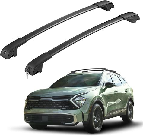 Amazon HmmtyRack Barras Transversales Para Techo De Coche Para KIA