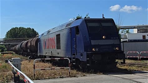 BR285 126 Traxx Lotos Kolej Z Cysternami GATX Z Kruszwicy Przejazd